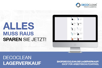 DECOCLEAN Blog Post Lagerverkauf